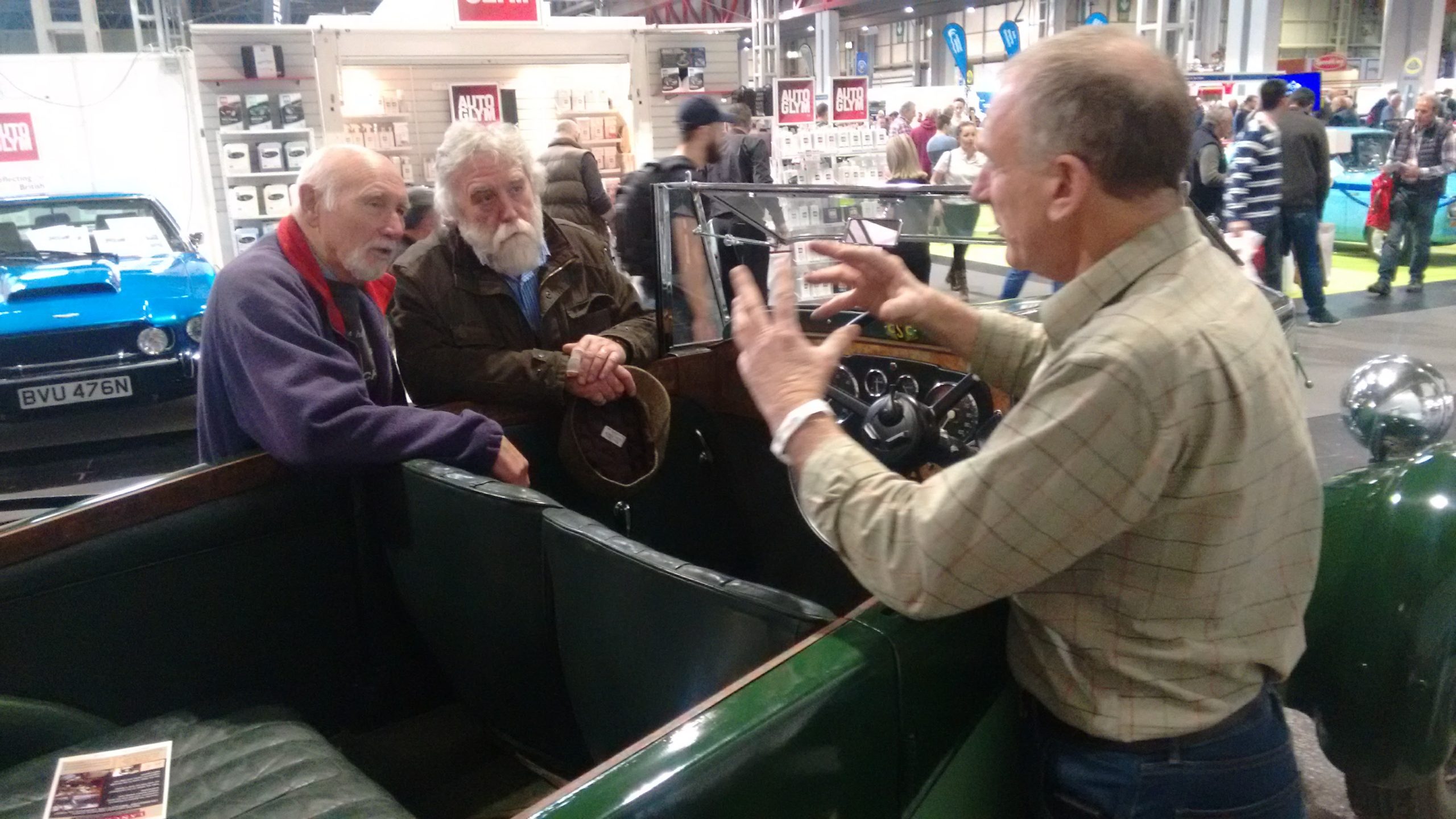 Behind the scenes and more Lanchester discoveries at the NEC Classic Motor Show 2017