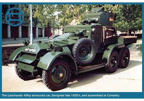 Tank museum and the last Lanchester armoured car